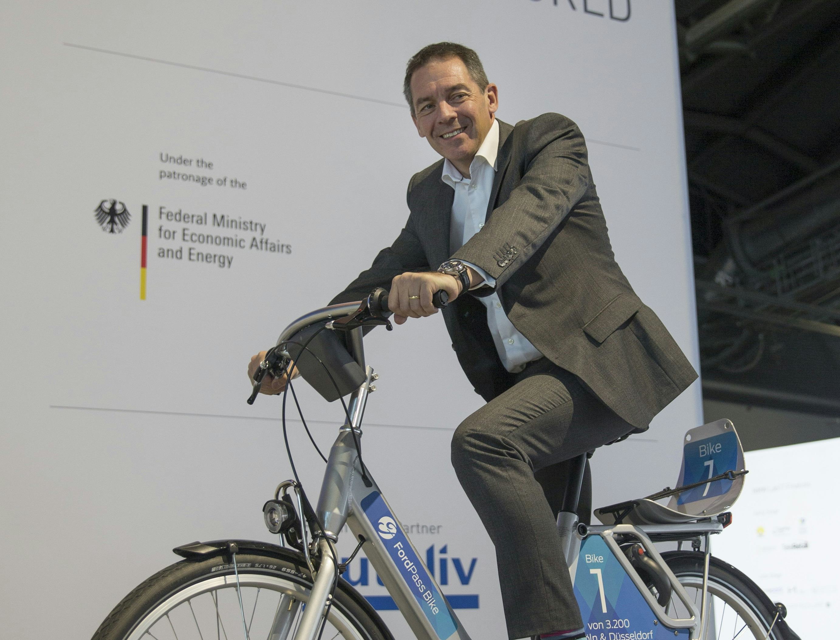 ‘Ford Germany is first car maker to be involved in a bike sharing project in Europe,’ said Steven Armstrong of Ford Motor Company. – Photo Ford