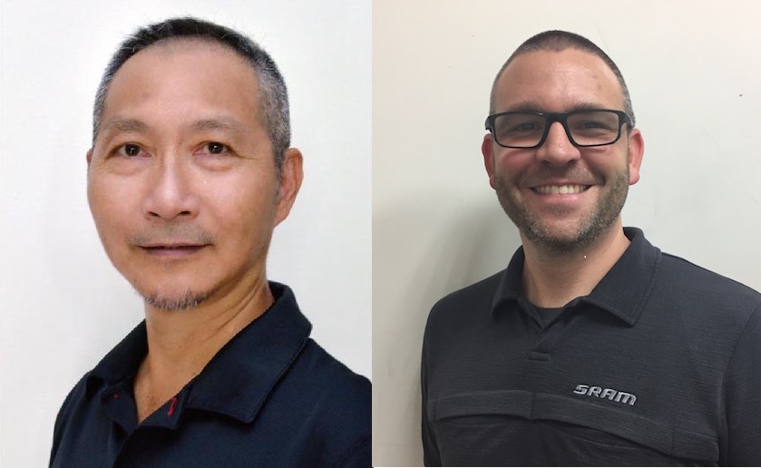 dditional responsibilities for both Ian Young (l.) and Billy Yu (r.) at SRAM. – Photo SRAM 
