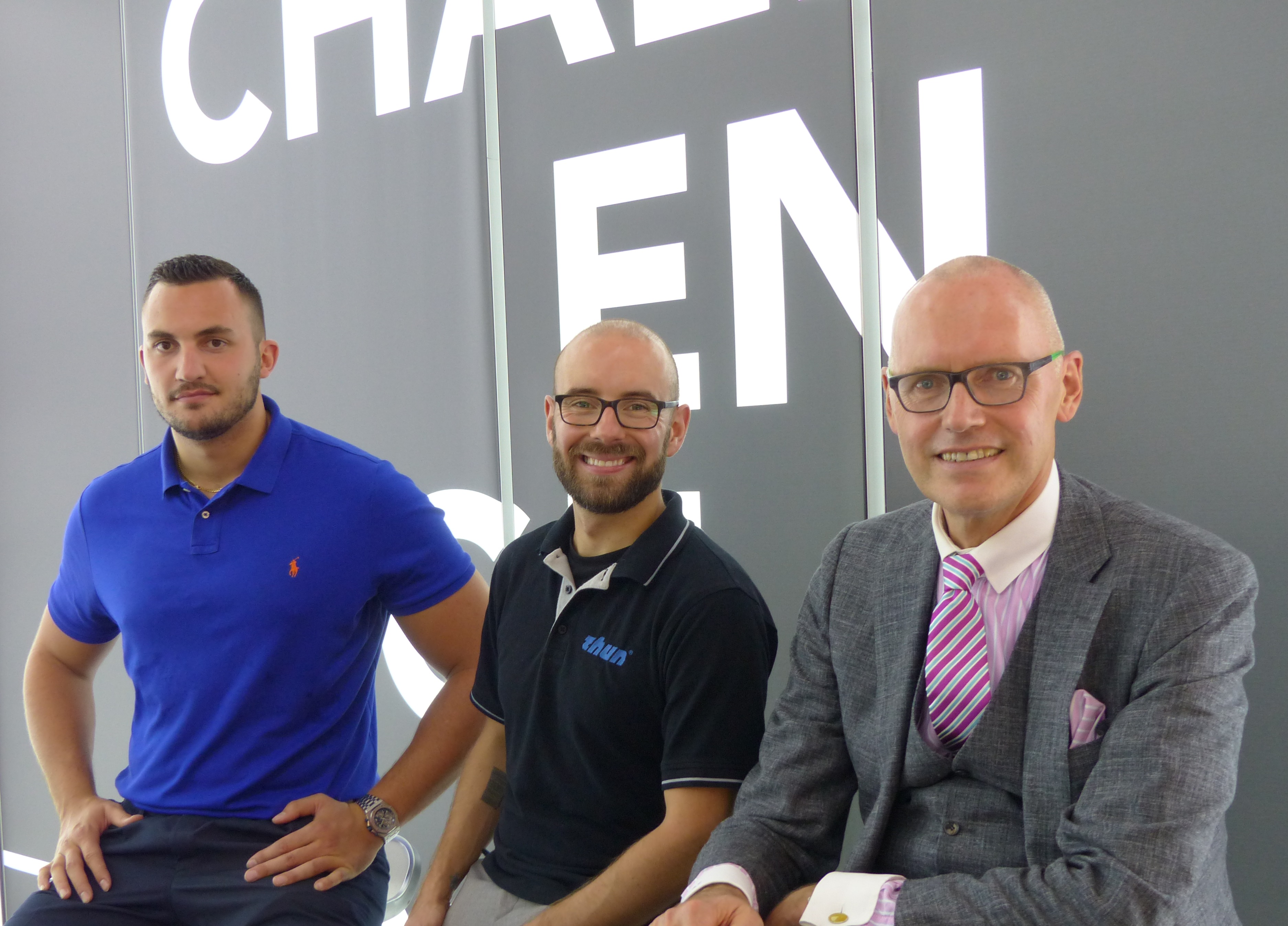 “The bicycle can be the solution to offer people mobility in megacities,” said Thun’s CEO Alfred Thun at Eurobike together with the next generation of this family-owned company. – Photo Bike Europe