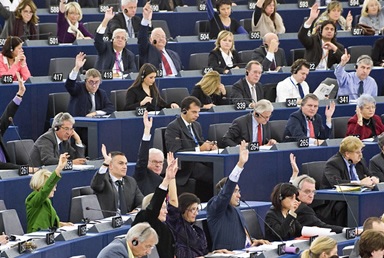 EU Parliament is aiming for huge duties like US has on dumped Chinese solar cells that have 165% tariff, but only around 30% in Europe. – Photo EU 