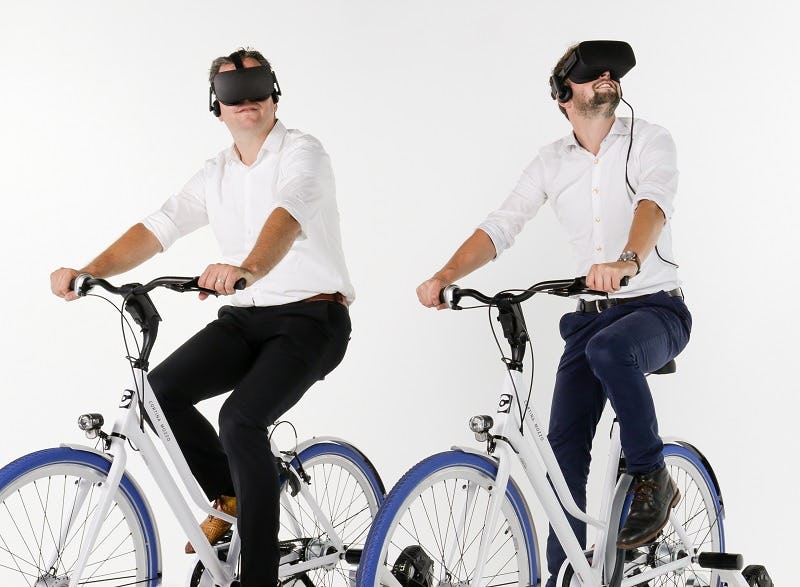 Cyclespex uses virtual reality to test future cycling infrastructure. – Photo Cyclespex