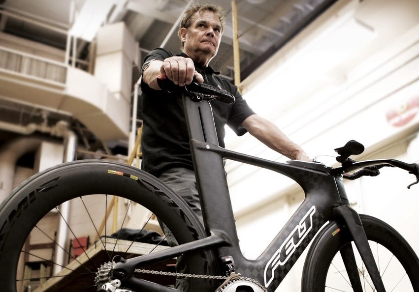 Jim Felt will depart from the company he founded together with Bill Duehring. – Photo Felt Bicycles 