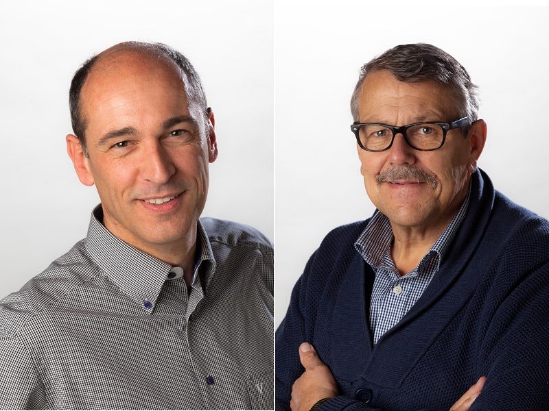 Jan Willem van Schaik (left) and Jack Oortwijn are switching roles at the start of 2018. – Photo Bike Europe