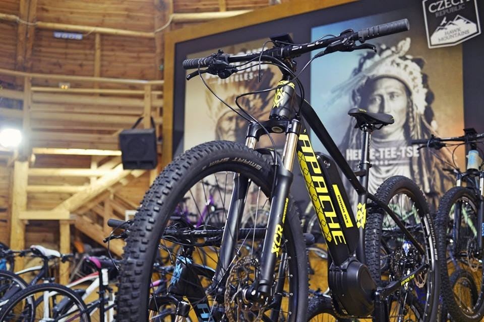 Apache Bicycles generated the biggest increase in turnover in the e-MTB category. – Photo Apache Bicycles 