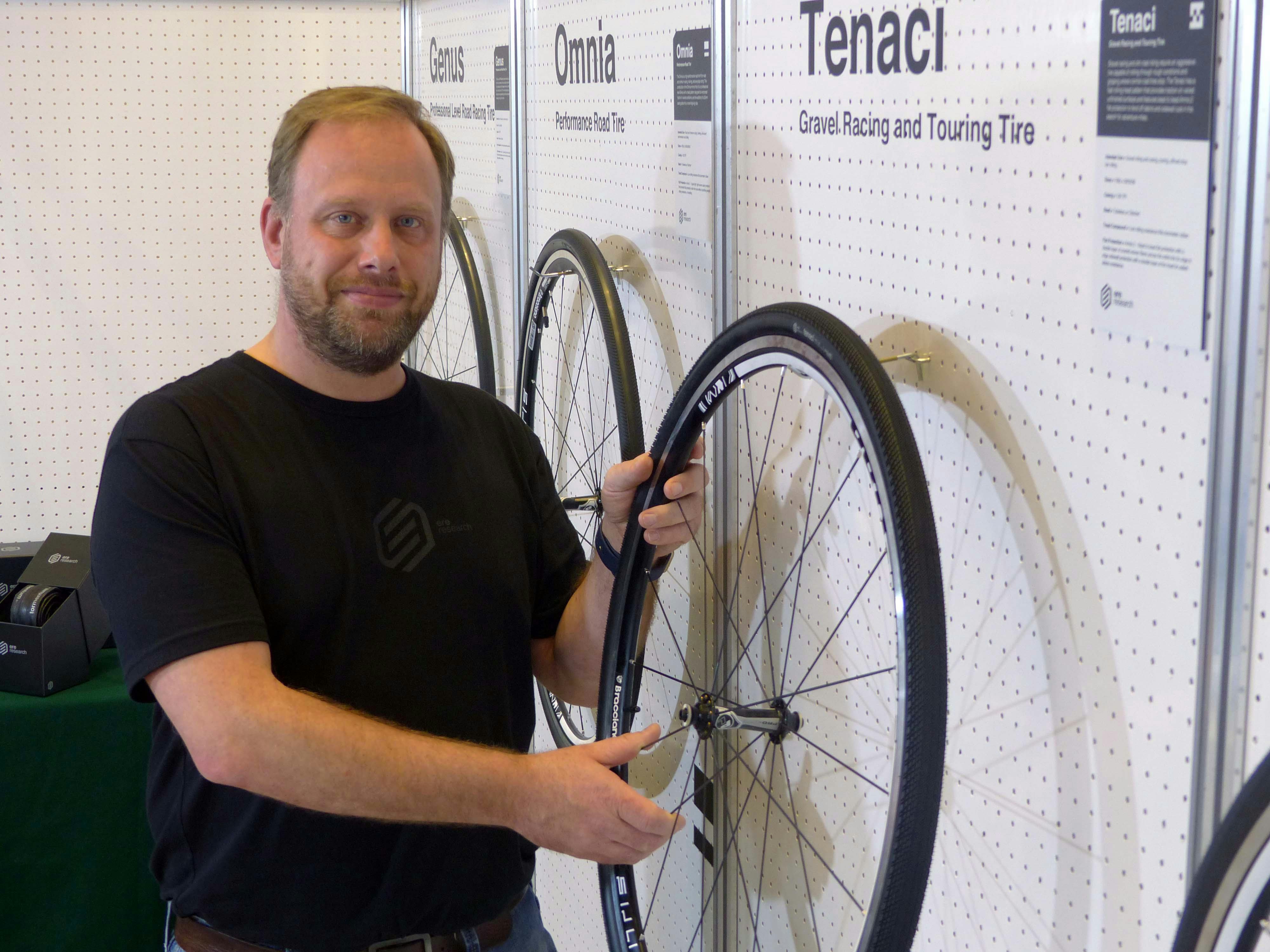 “We want to upgrade the image of the tyre,” says Piet van der Velde, CEO and co-founder of Ere Research. – Photo Bike Europe 