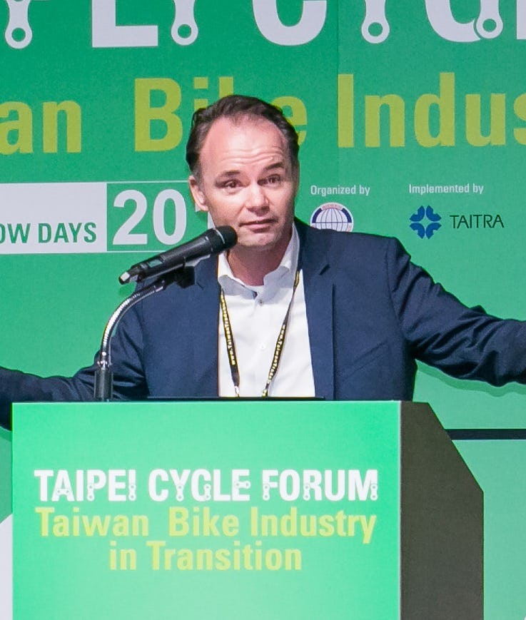 Tino Hildebrand, Vice President of Siemens, Taiwan ‘Digitalization is a must.’ – Photo Taipei Cycle Forum
