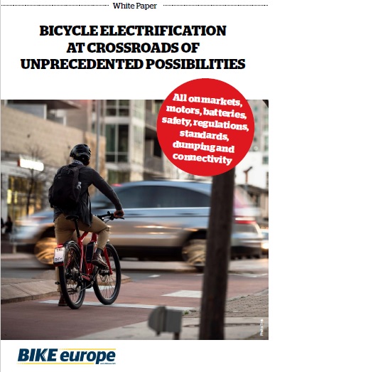 英文版白皮書強調自行車電動化前所未見的可能性。