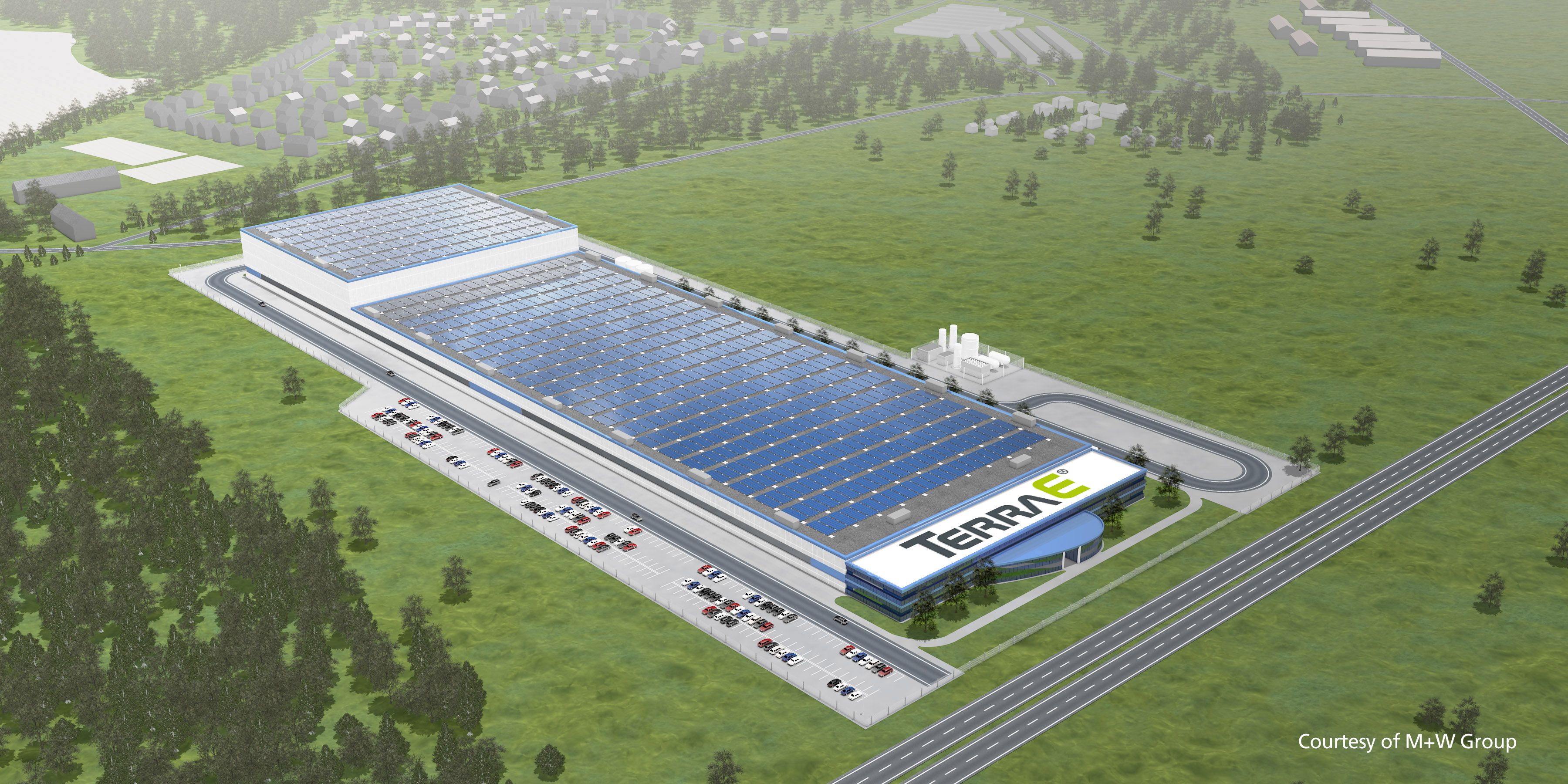 Next year TerraE expects to be able to produce the first battery cells in Europe at this facility. – Photo M&W