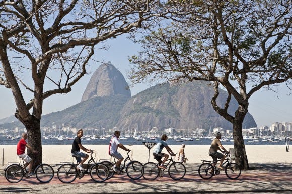 Rio de Janeiro turning into world’s bicycle capital at next week’s Velo-city. – Photo ECF