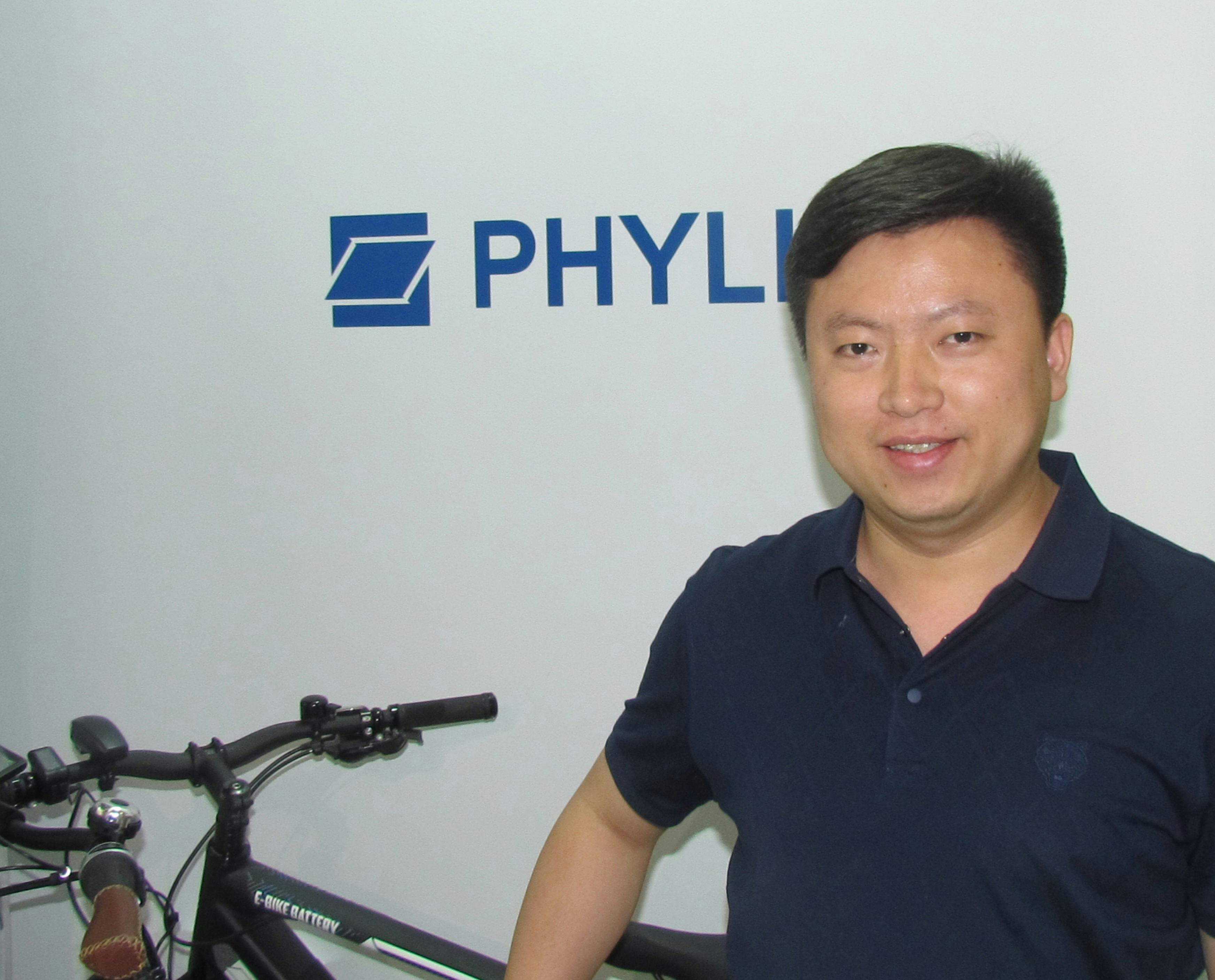 Phylion’s Vice GM Luc Liu ‘Construction of Phylion’s European facility is likely to start in 2019. – Photo Bike Europe