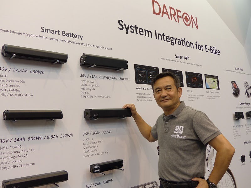 “Development and production of electronics is our core business, also on the e-bike market,” explained Darfon’s e-bike President Andy Su. – Photo Bike Europe
