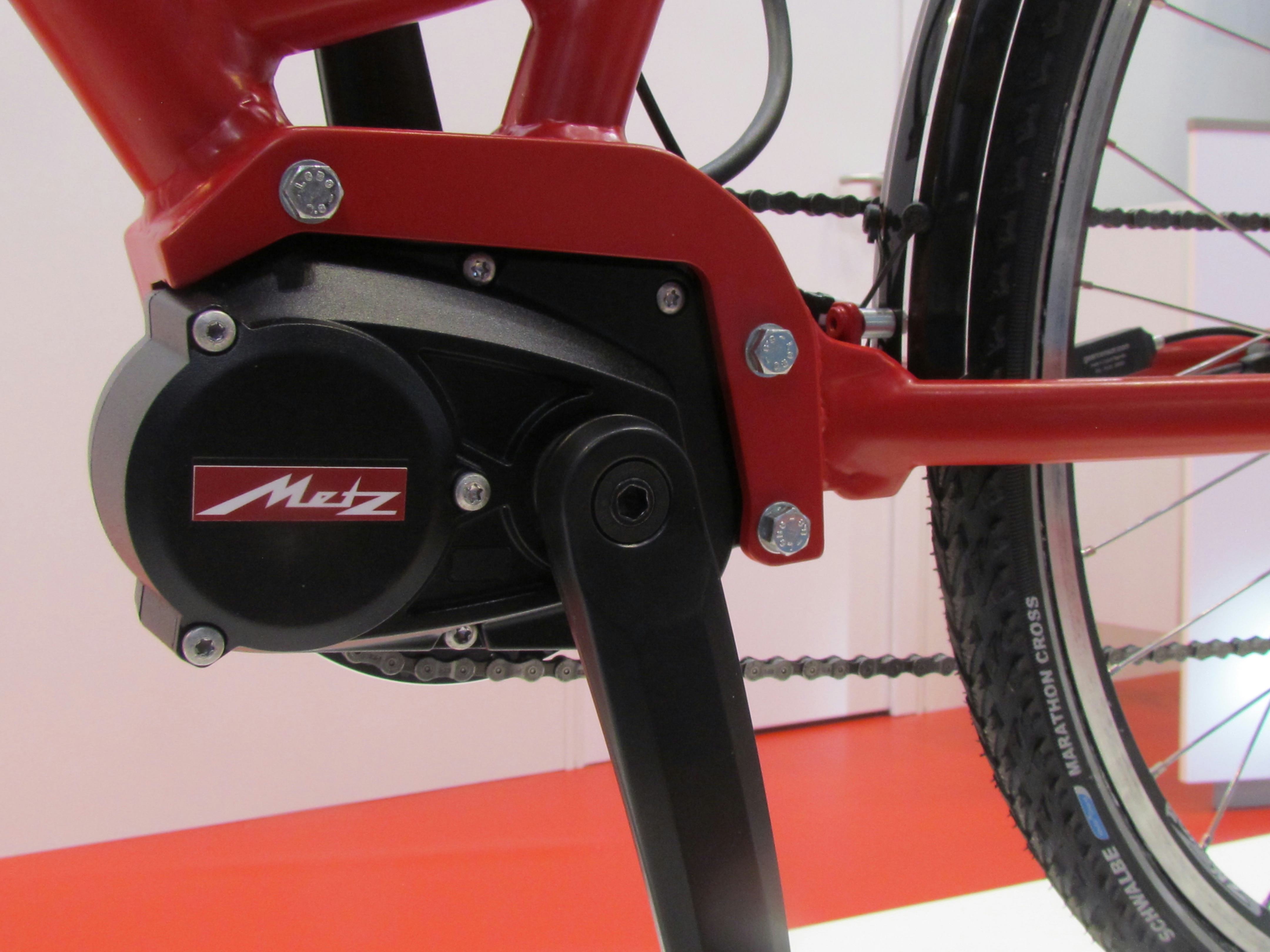 New drive supplier Metz has roots in automotive but through its owner Daum also in e-bikes and bicycle ergometers.- Photo Bike Europe