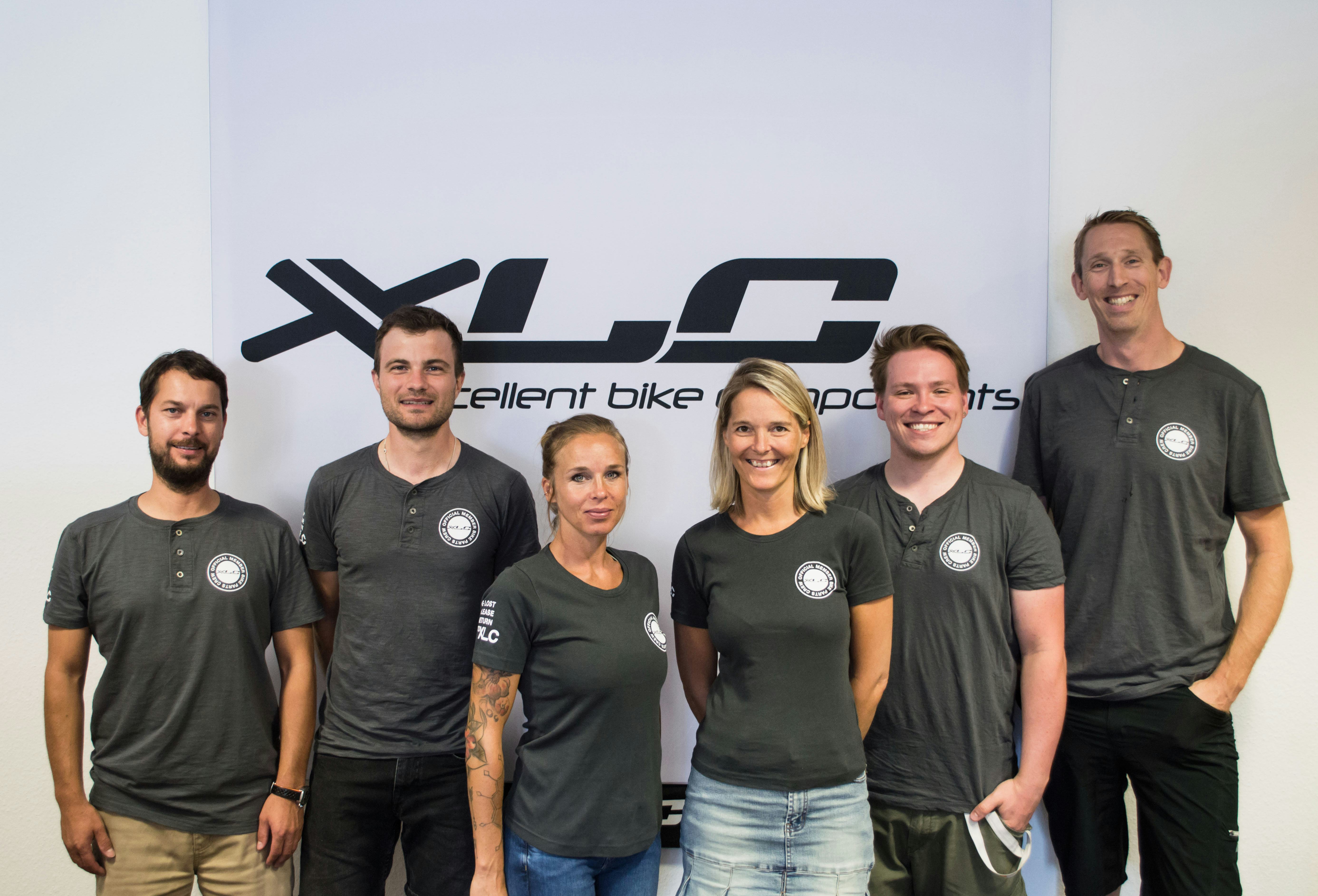 XLC國際團隊:(圖左起)Burkard Schuster、Florian Zeibig、Mairjam Stumpf、Ina Crespel、Philipp Träuptmann及Hans Härtel。照片來源/S. Mikut/ Accell Group