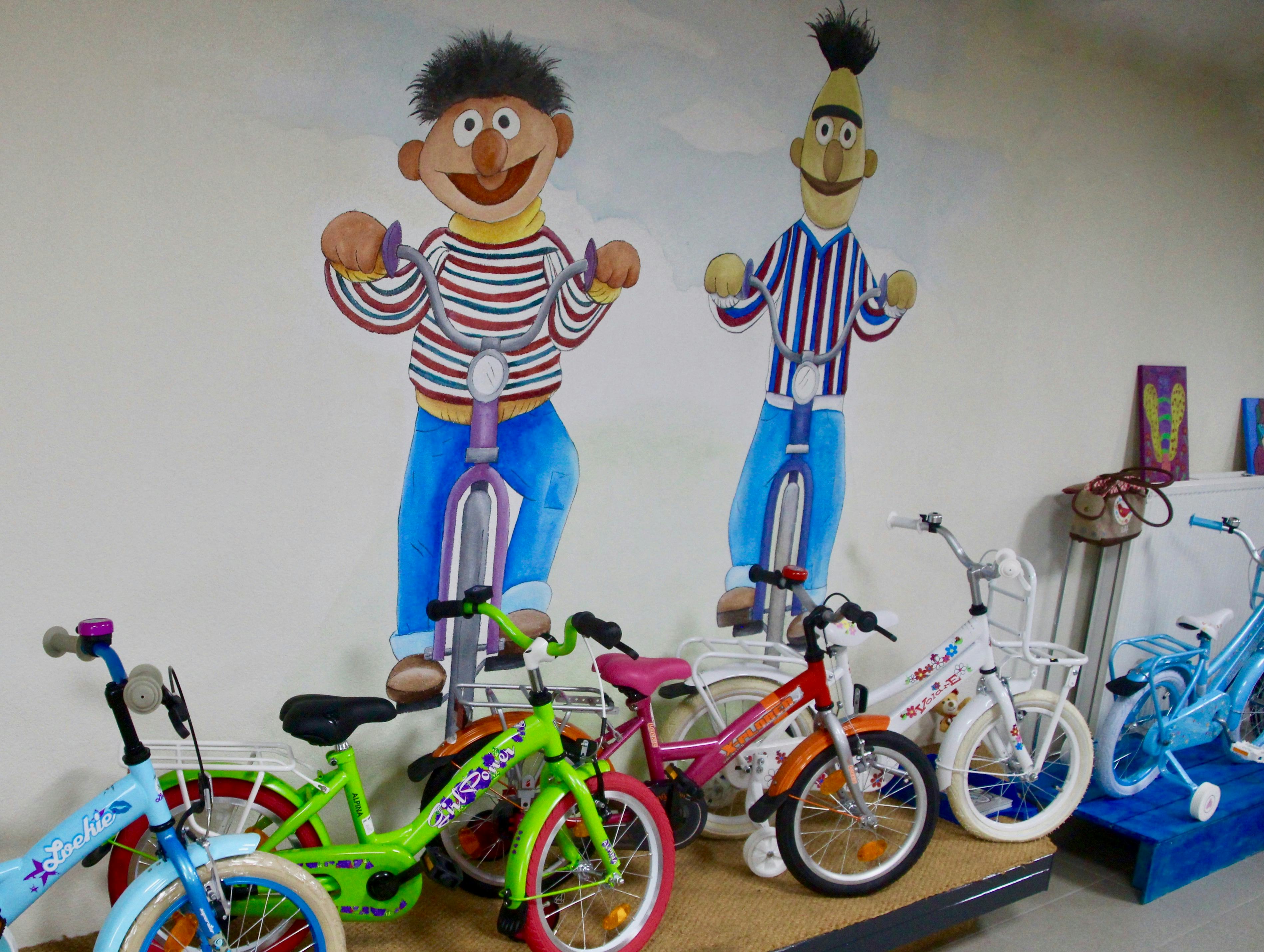 "Create the right experience around the bikes. Make it colourful and show, famous characters."