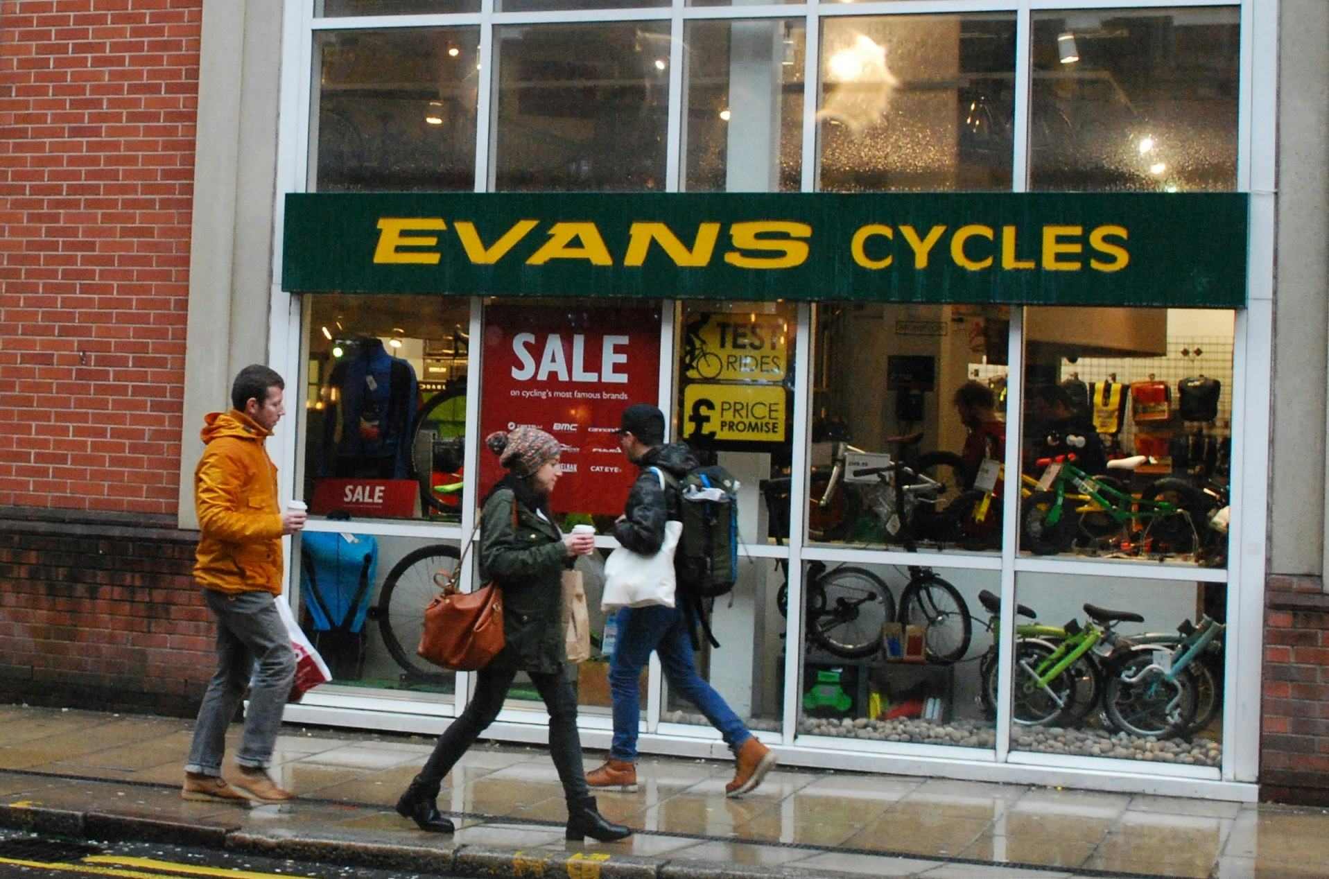 Will the sale of Evans result in a major new player in the UK cycle market with the aim of rivalling Halfords? – Photo Richard Peace