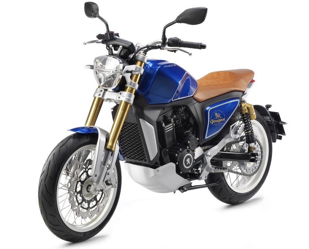 Peugeot Motocycles’ vision on urban mobility: the 125cc P2X Roadster. – Photos Peugeot Motocycles