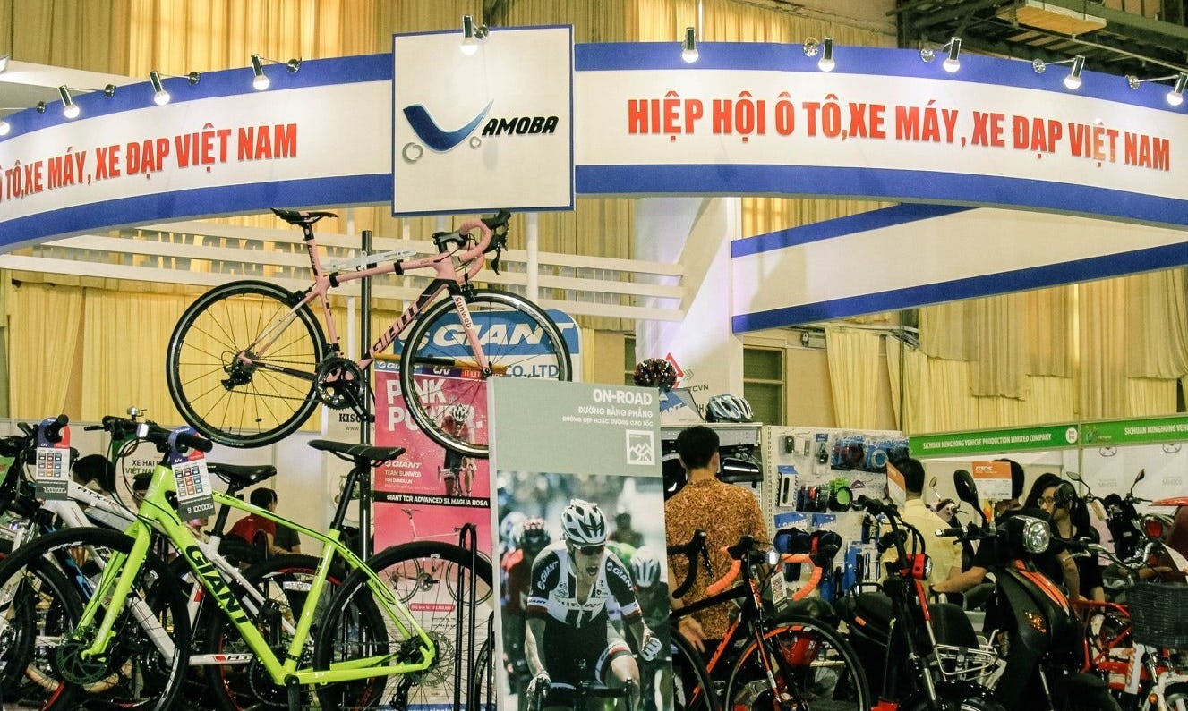 Among the duty free export from Vietnam to Europe will be a considerable part consisting of bicycles, e-bikes as well as parts and accessories. – Photo Vietnam Bicycle Exhibition