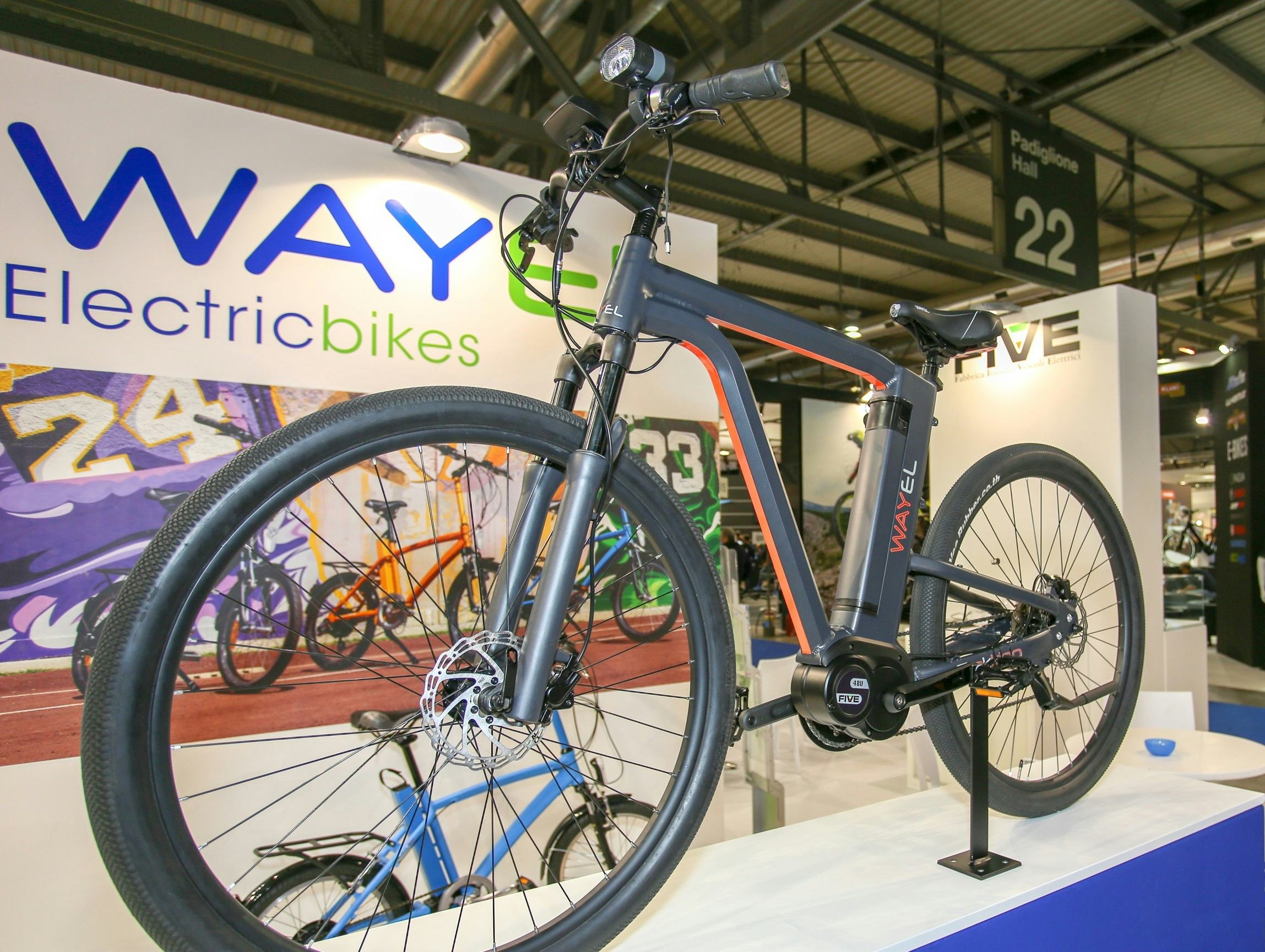 Italian Wayel was one of the e-bikes on display at EICMA. – Photo Rob van Ginneken