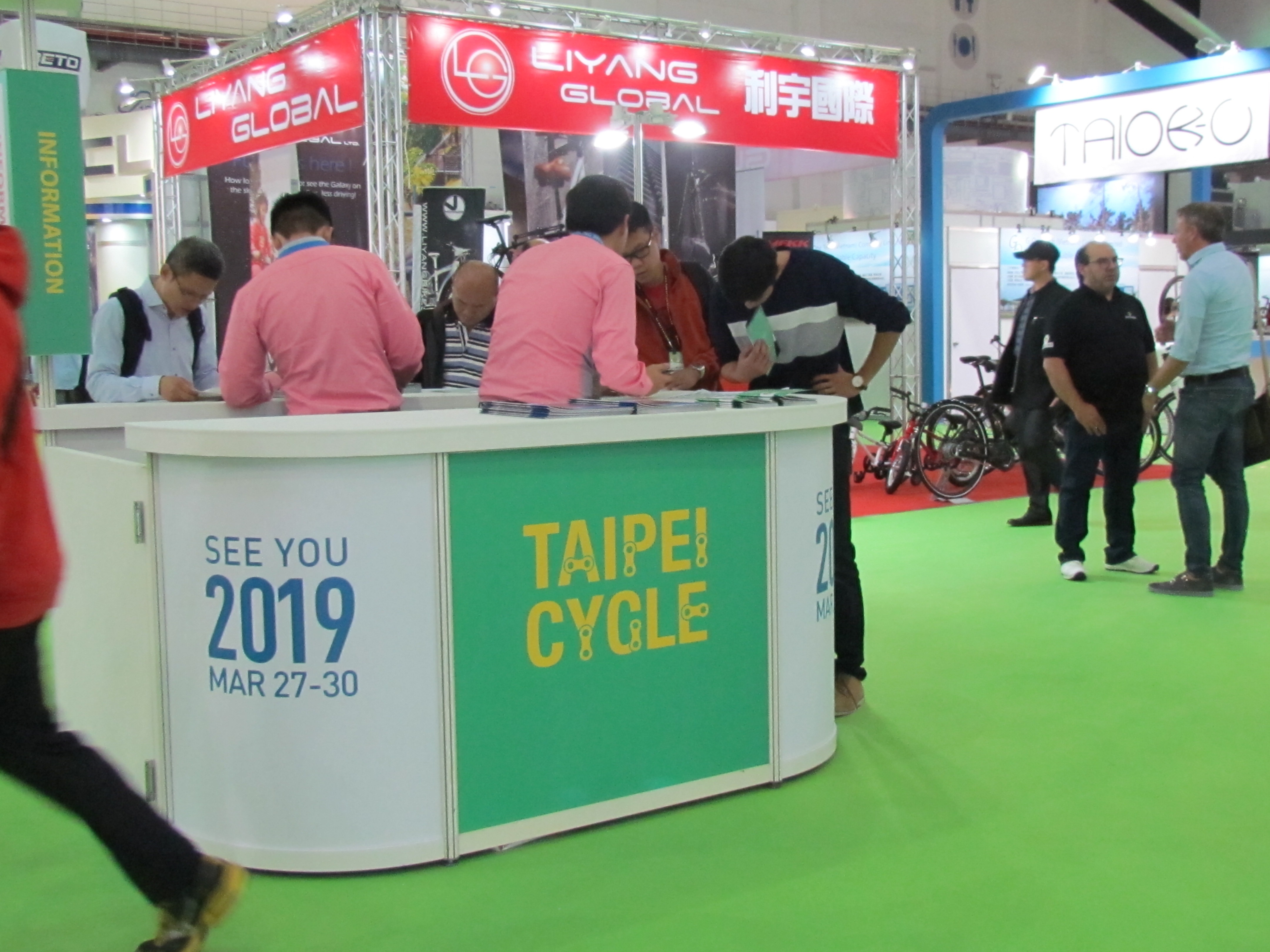 今年台北國際自行車展較往年不那麼熱絡。照片來源／Bike Europe