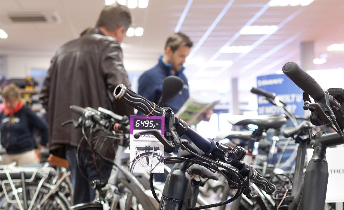Speed pedelec buyers are less price oriented. Stromer speed e-bikes, market leading in Holland, retail for prices ranging from 4,500 to 9,500 euro.  – Photo Bike Europe