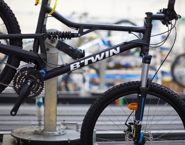 RTE葡廠生產Decathlon的BTwin自行車。照片來源／RTE Linkedin/ Dariusz Duda, Lisbon Polish Investment and Travel Agency