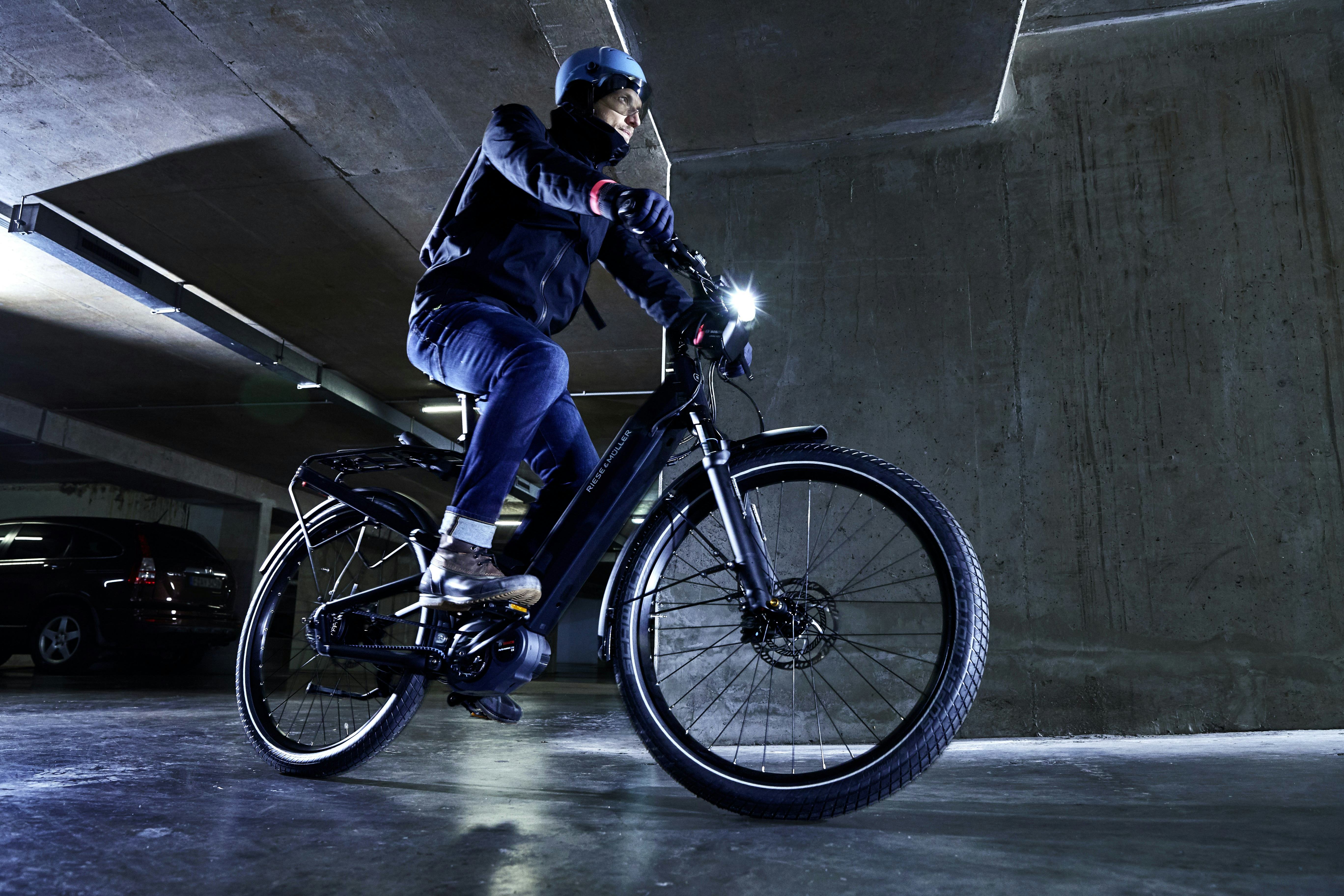 ‘Our technologies are helping riders to feel safe in all weather conditions,’ says Markus Riese. – Photo Riese & Müller