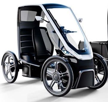 Schaeffler described the Bio-Hybrid as a car based on an e-bike powertrain. – Photo Schaeffler