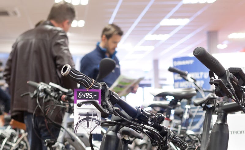 就目前看來,電動自行車銷售今年有一個好的開始,至少代理合作商Dynamo Retail Group對於荷蘭的市場是這麼描述的。照片來源/Bike Europe
