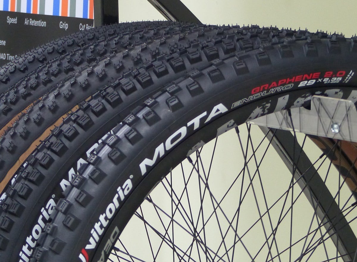 Vittoria recently presented its 2nd generation Graphene tyres, - Photo Bike Europe
