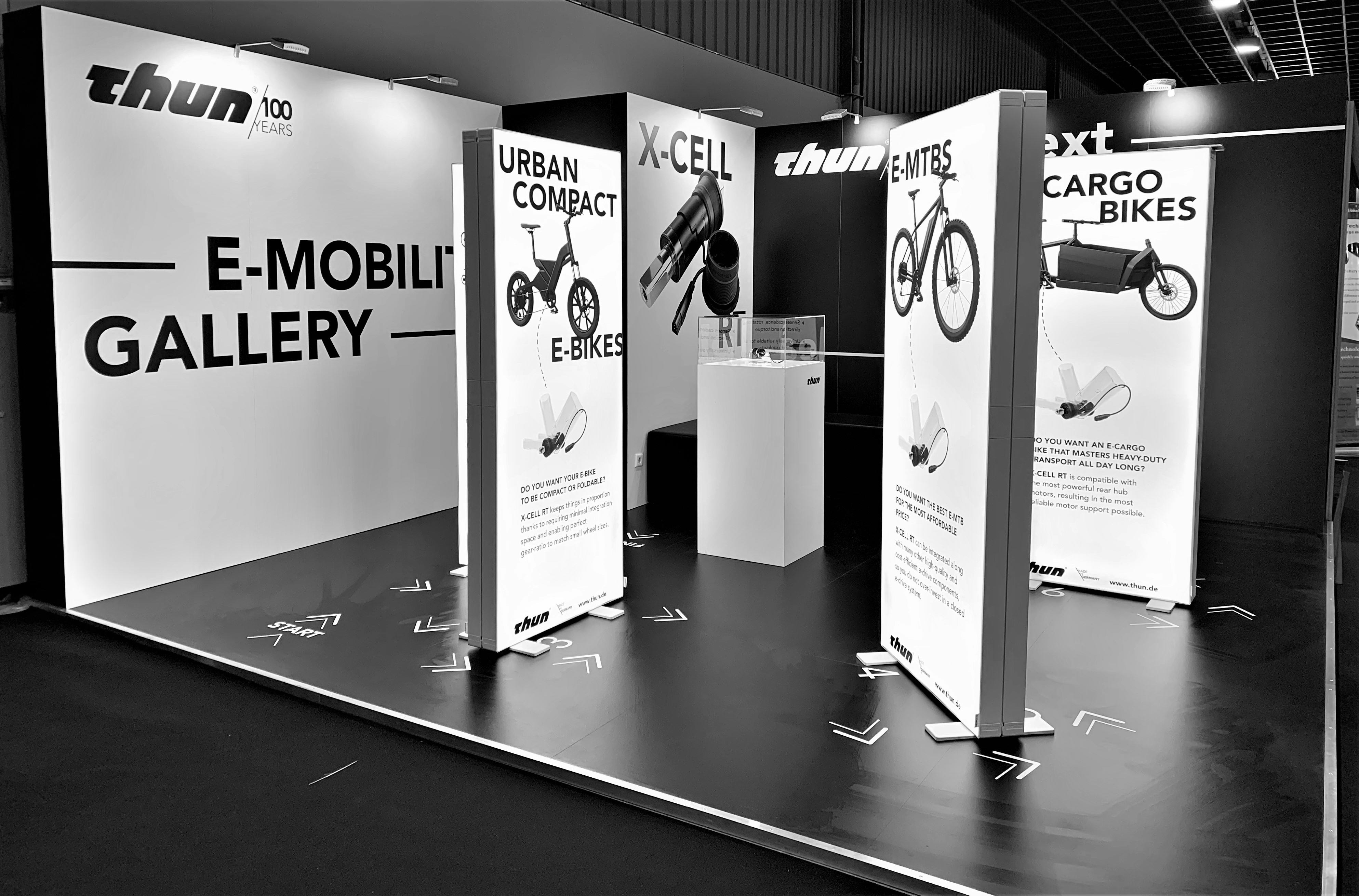 Thun’s E-Mobility Gallery for X-CELL RT torque sensor stolen at Bike Motion Show!