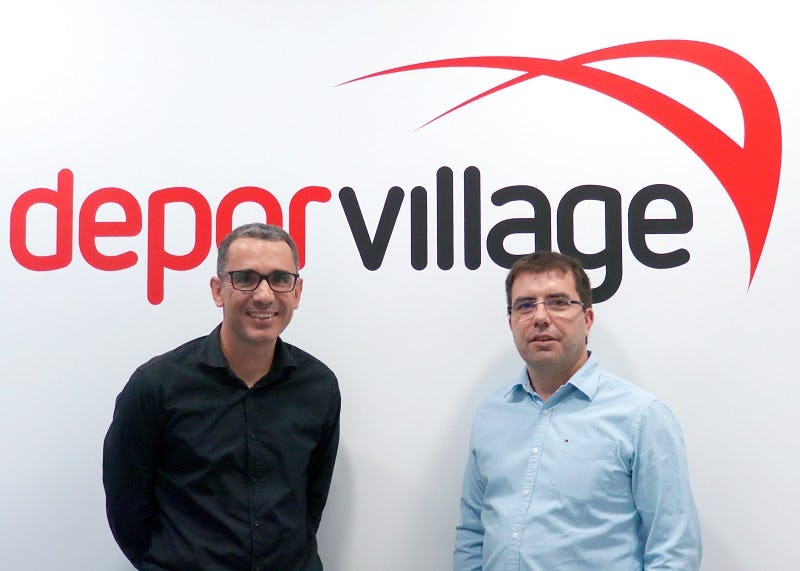 Deporvillage was founded in 2010 by Xavier Pladellorens (left) and Àngel Corcuera. – Photo Deporvillage