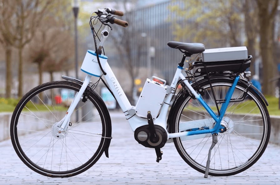 E-bike equipped with smart power steering developed at TU Delft and Gazelle. World Cycling Forum participants have opportunity to see this system. – Photo TU Delft/Gazelle