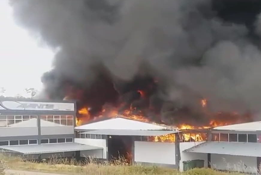 Last Saturday, a fire ravaged the facilities of Avantisbike. – Photo Facebook