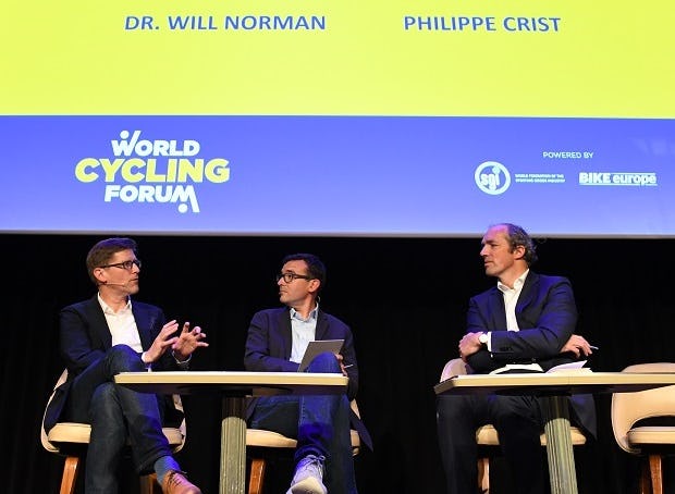 Making the bike sector more sustainable, as well as its products and production processes, was THE topic at the 2019 World Cycling Forum. – Photo WFSGI