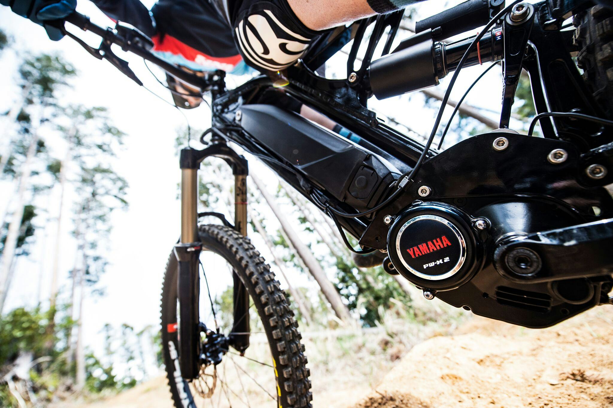 Yamaha’s new top mid-motor PW-X2 for e-MTBs which comes with new support technologies. – Photo Yamaha Motor