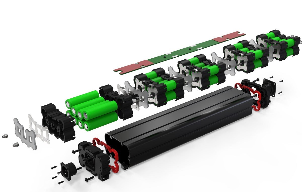 The powerful integral rechargeable battery developed by Ansmann.  - Photo Ansmann