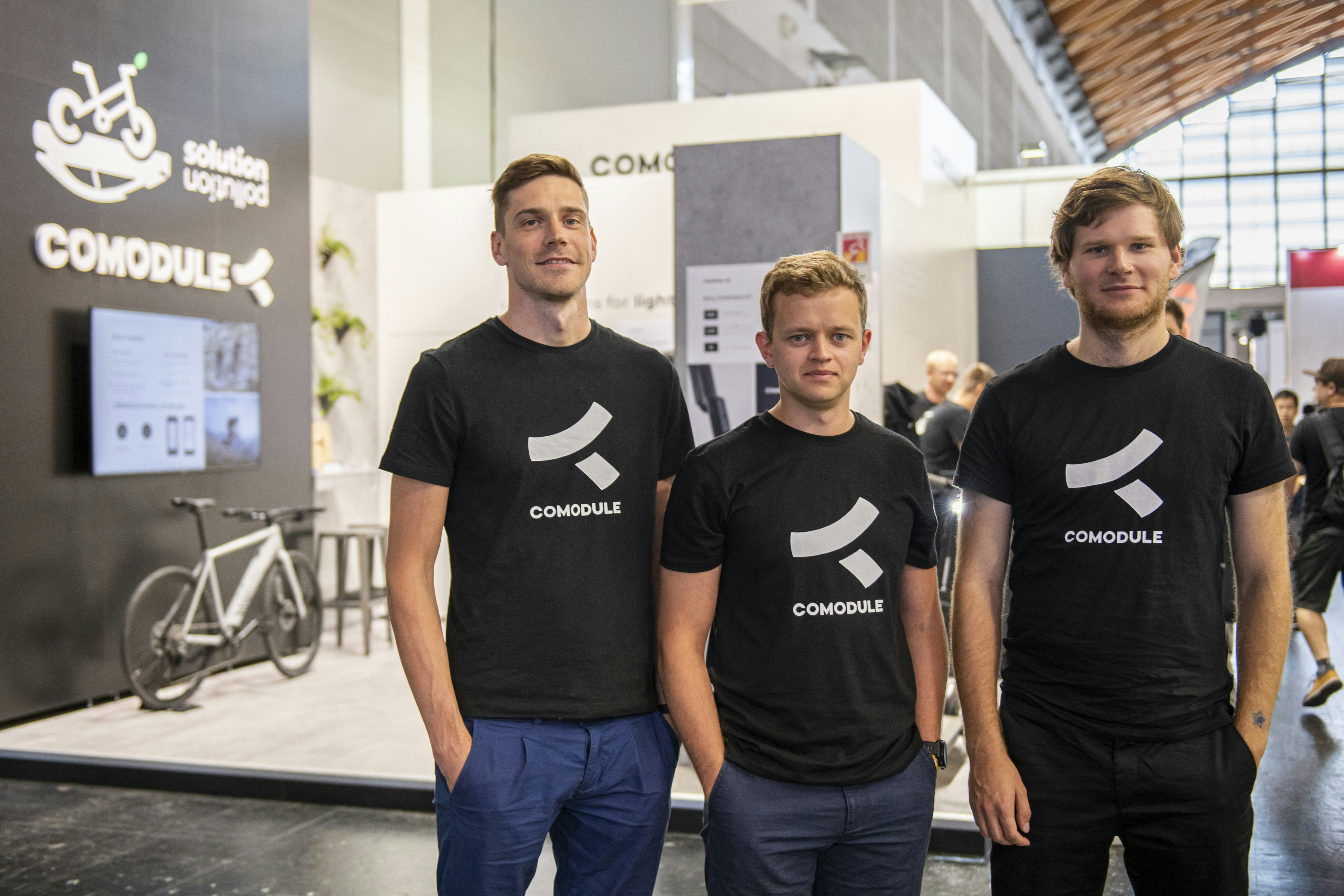 The three Comodule founders (ltr.) Software Developer Heigo Varik, Teet Traks Sales & Product manager and CEO Kristjan Maruste. – Photo Comodule
