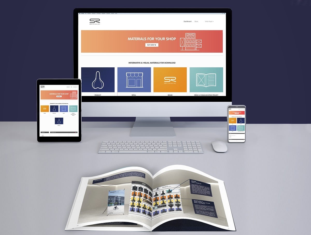 Selle Royal’s B2B program comes with dedicated retail guide for dealers in print and online. - Photo Selle Royal