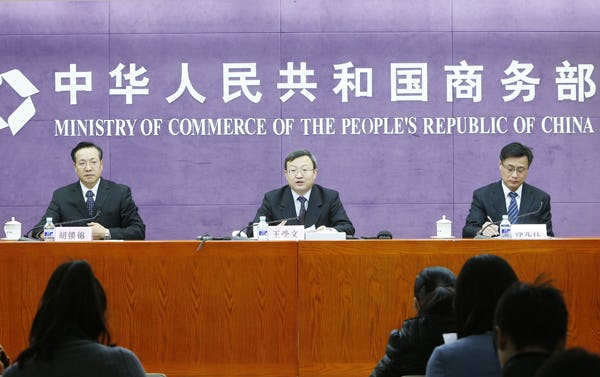 Chinese Ministry of Commerce made very clear statements this morning on the phasing-out of the Trump Tariffs. – Photo PRC Ministry of Commerce