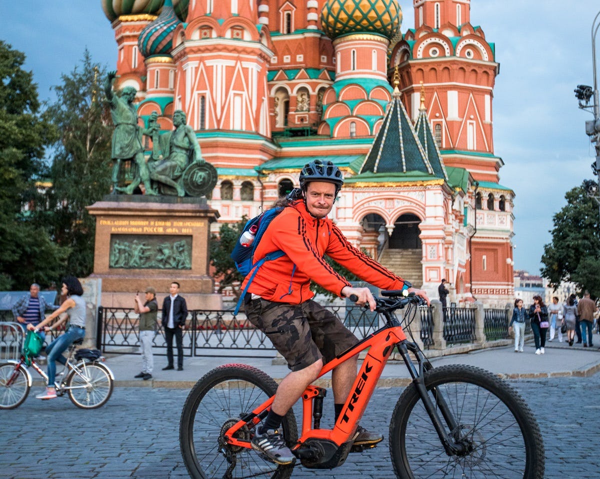Sales of bikes like the Trek pictured here stands at some 30,000. Total Russian bike sales is estimated at 3.5 million units annually. – Photo Andrey Khorkov