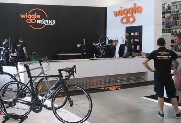 Wiggle store cycling store