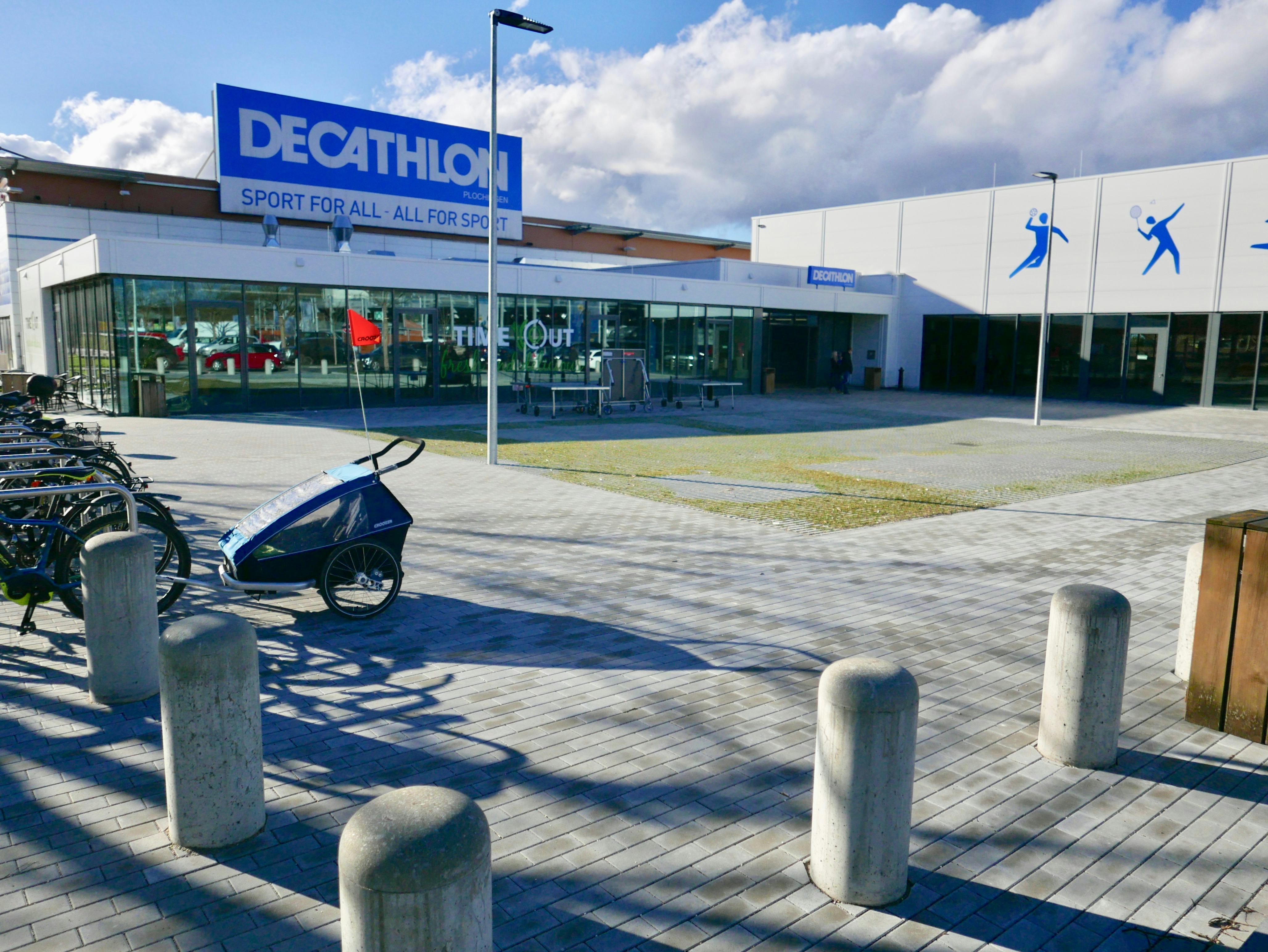 Plochingen near Stuttgart is the location of a Decathlon store as well as the German HQ of the sporting goods retail giant. – Photo Jo Beckendorff