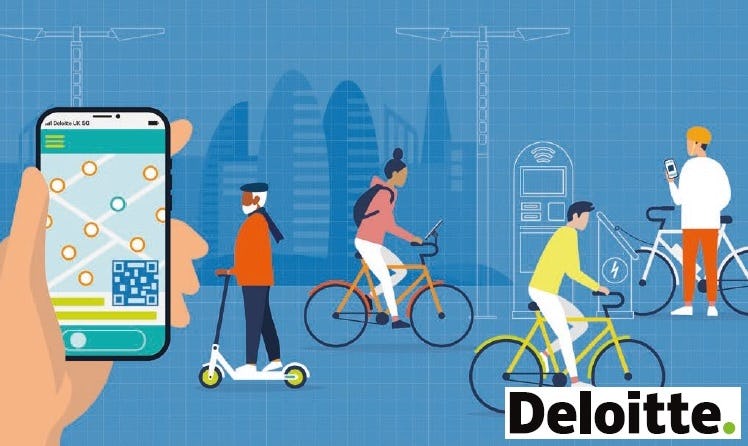 Deloitte study on expectations for the new decade. In midst of topics like 5G, robots and where the smartphone will take us, strong rise in cycling is forecasted. – Photo Deloitte