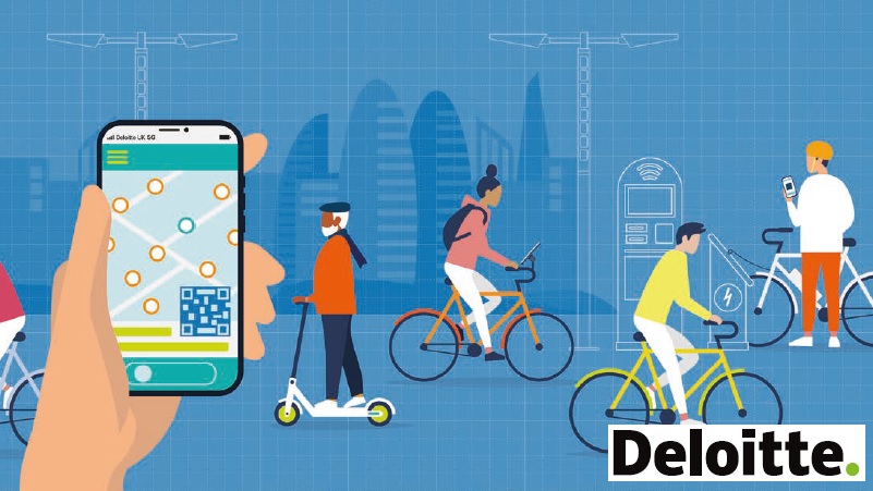 Deloitte對於未來十年的預期研究中，除了5G、機器人和智慧型手機之外，騎乘自行車越趨盛行也是其中之一的主題。照片來源／Deloitte