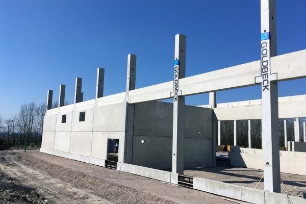 Construction has started on additional production facilities at AT Zweirad in Altenberge, Germany. The company anticipates an increase in demand for ebikes. - Photo Goldbeck Nord GmbH  