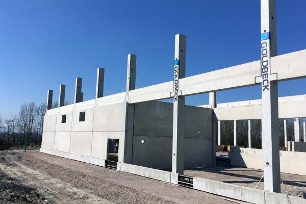 Construction has started on additional production facilities at AT Zweirad in Altenberge, Germany. The company anticipates an increase in demand for ebikes. - Photo Goldbeck Nord GmbH