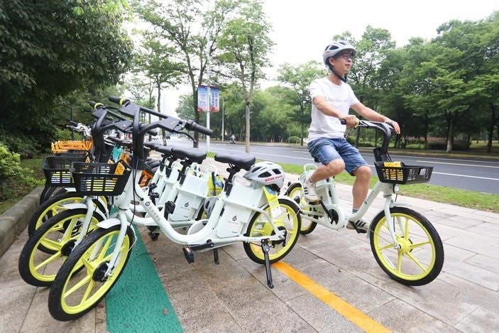 Lithium-ion battery manufacturer, Phylion, has accelerated its investment in the bicycle sharing segment and achieved initial success. - Photo Phylion 
