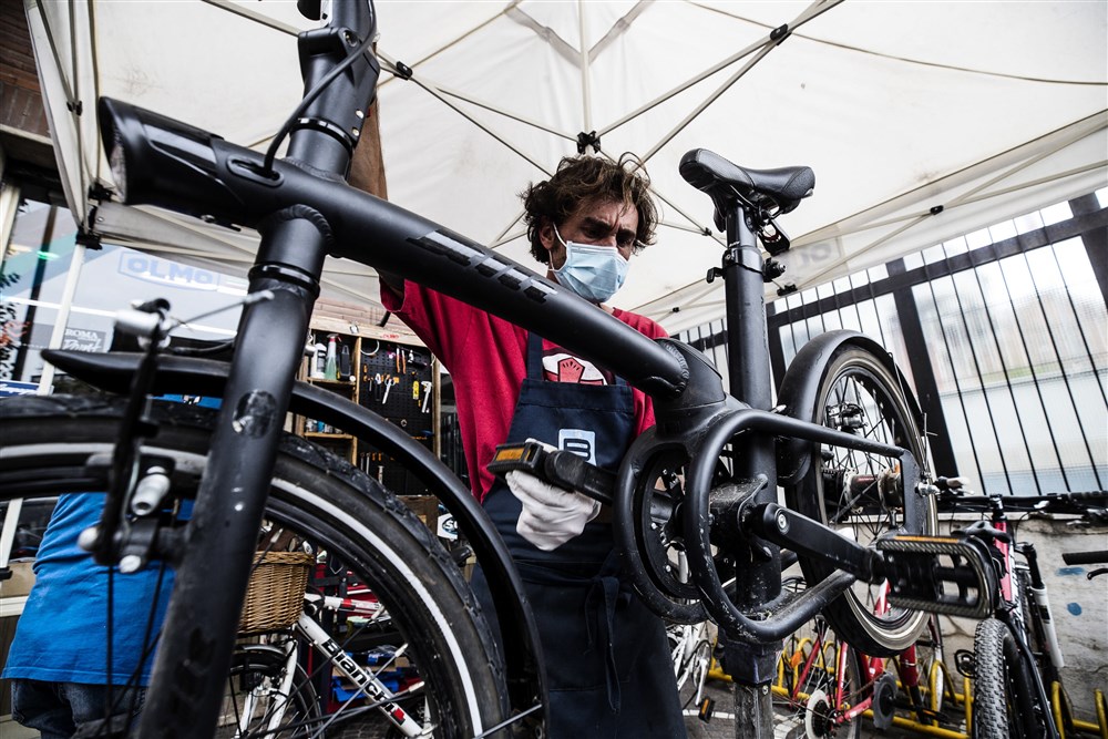 The mood in the bicycle industry is now more positive than at the beginning of the corona lockdown period. - Photo ANP 