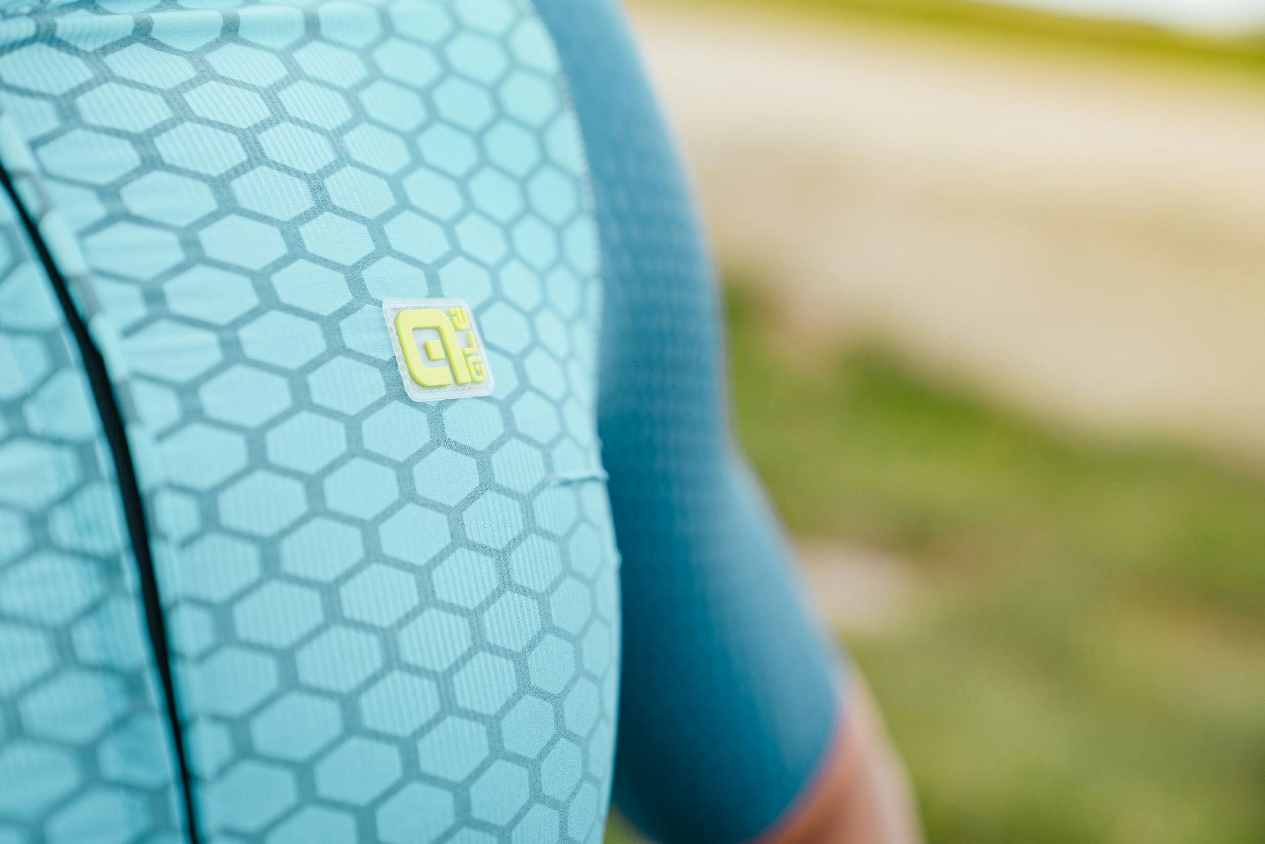 The new Velocity G+ jersey features graphene technology to regulate body temperature. – Photo Alé 