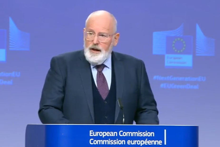 EU Commissioner Frans Timmermans has commended cycling and the need for cycling infrastructure as part of COVID-19 recovery plan. - Photo Bike Europe